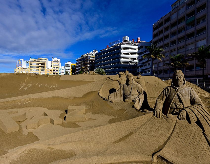 Belén de arena, Las Palmas de Gran Canaria