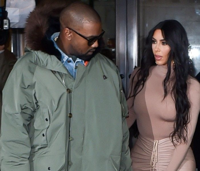  Kayne West y Kim Kardashian 