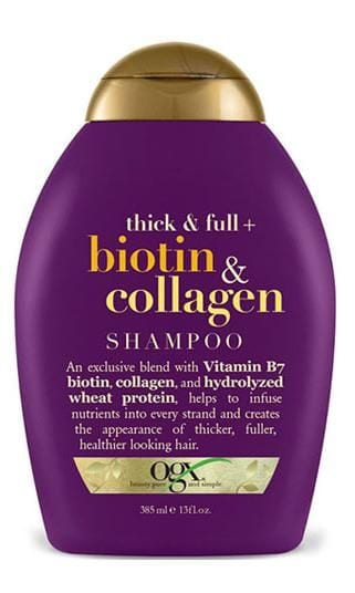 ogx thick amp full biotin amp collagen shampoo