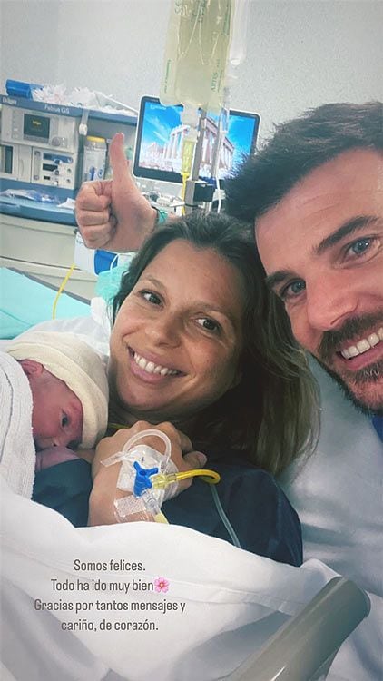 Imagen de Núria Tomás y Agus Puig con su segundo hijo 