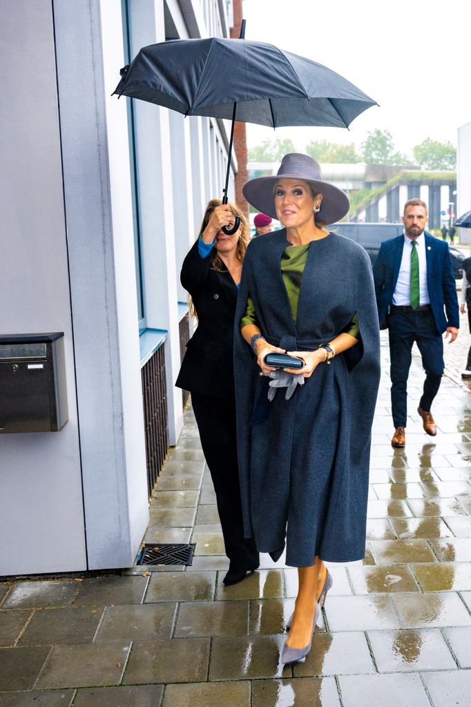 Queen Máxima of the Netherlands at the National Ballet Academy in Amsterdam