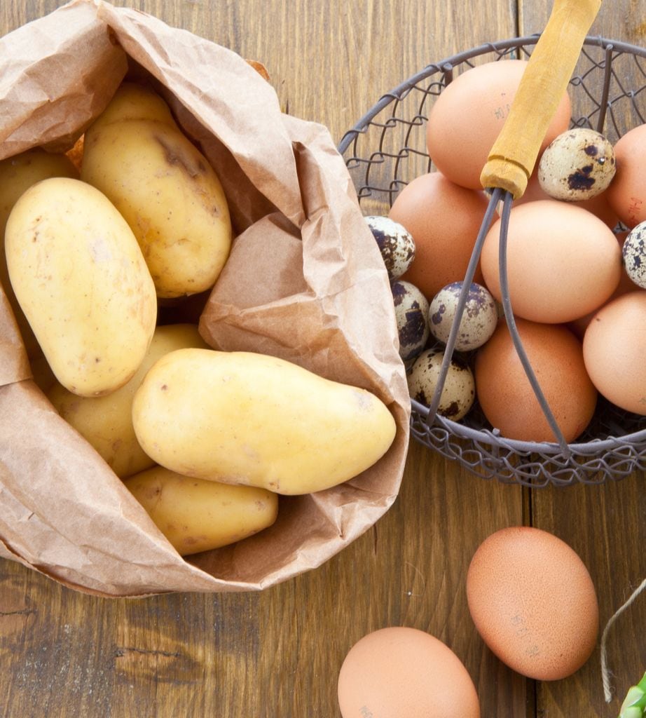 Huevos y patatas, una pareja muy bien avenida