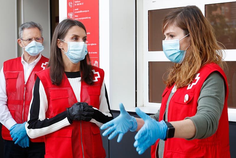 Reina Letizia en la Cruz Roja