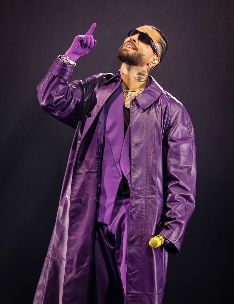 MIAMI, FLORIDA - NOVEMBER 4: Maluma performs during his Don Juan world tour at Kaseya Center on November 4, 2023 in Miami, Florida. (Photo by Alexander Tamargo/Getty Images)