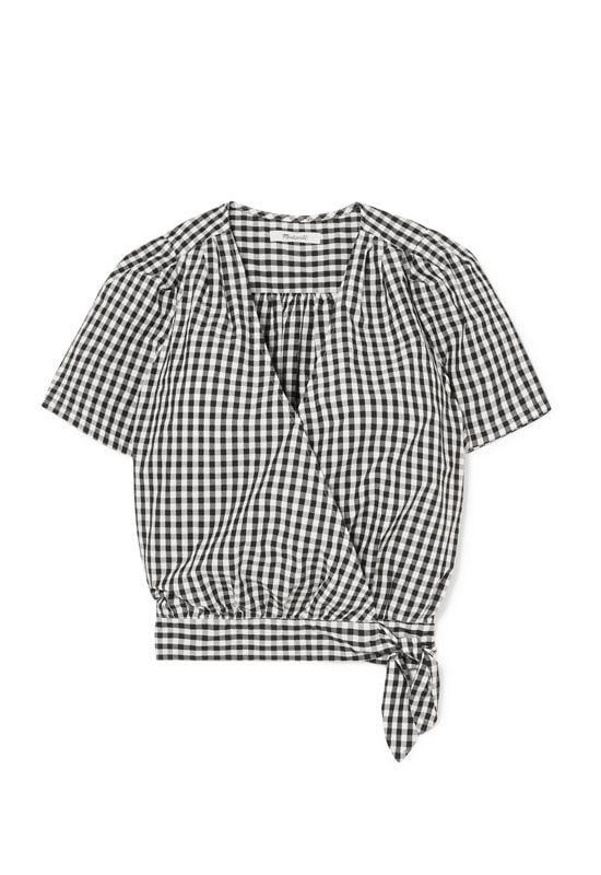 verano top gingham