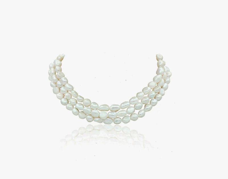 collar perlas choker