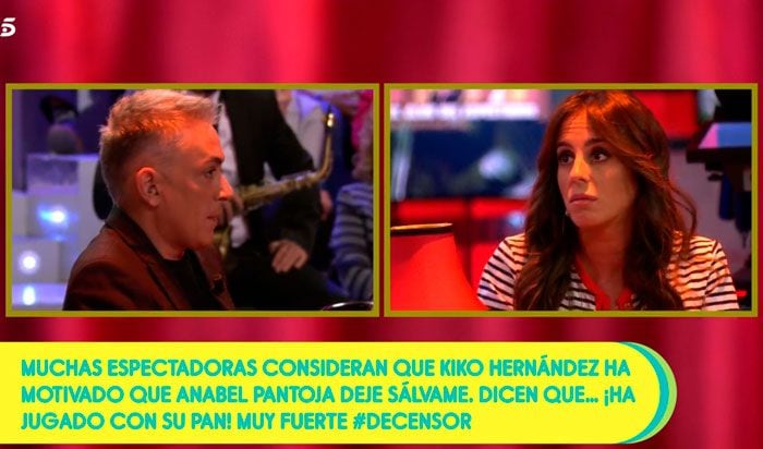 Kiko Hernández y Anabel Pantoja