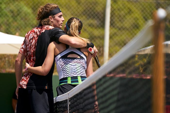 Paula Badosa y Stefanos Tsitsipas