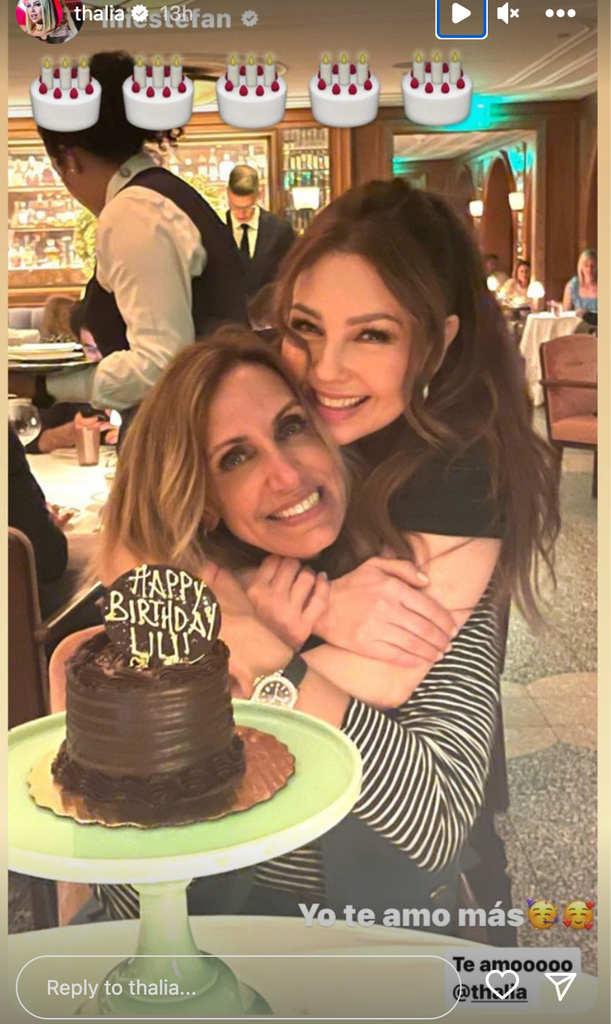 Lili Estefan y Thalía cumpleaños