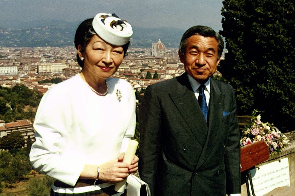 Akihito y Michiko de Japón