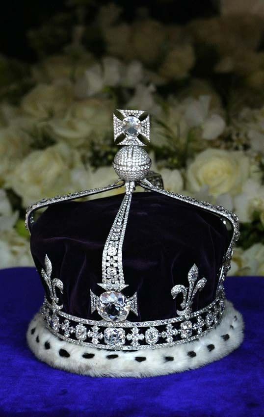 Corona de la Reina Madre con el diamante Koh-i-Noor