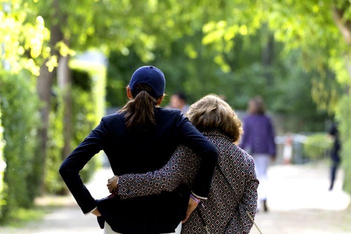 Abuela y nieta, muy unidas