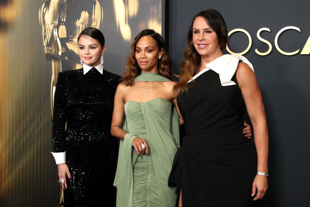 Selena Gómez, Zoe Saldaña y Karla Sofía Gascón, 'elenco de 'Emilia Pérez'