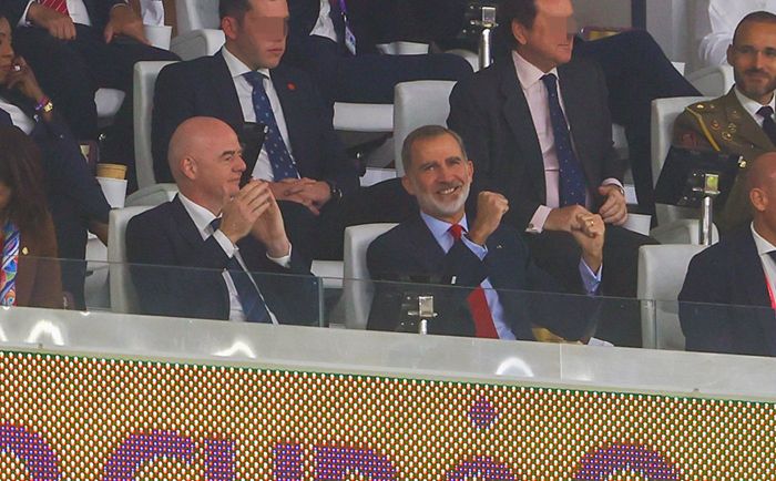 Felipe VI en el Mundial de Qatar