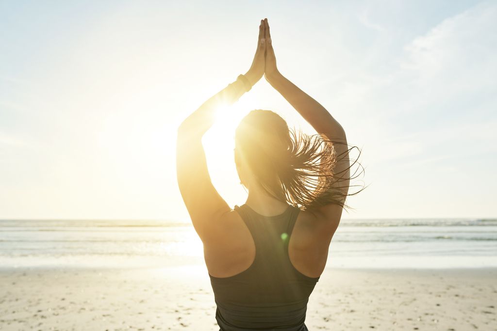 Yoga en la playa