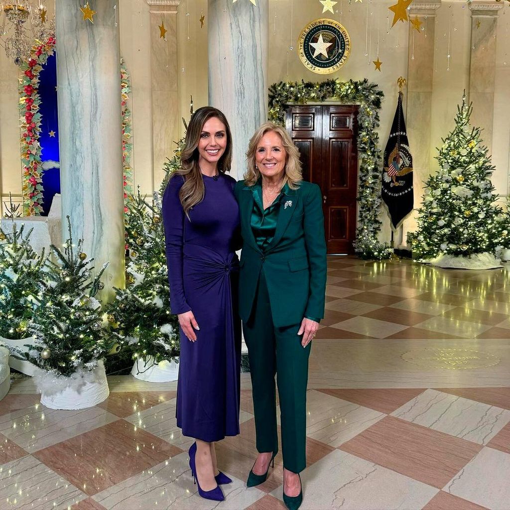 Jessica Carrillo y Jill Biden