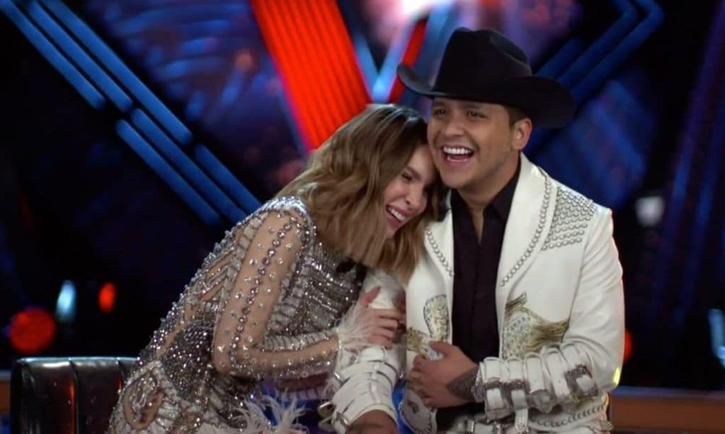 Belinda y Christian Nodal