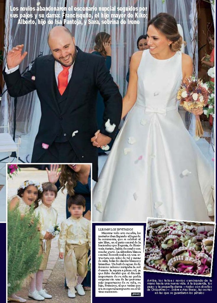 Boda Kiko Rivera e Irene Rosales - HOLA - octubre 2016