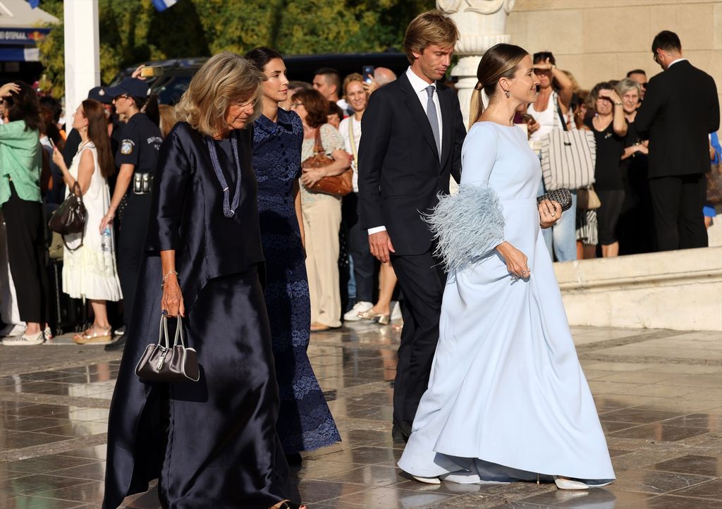 Christian de Hannover y Alessandra de Osma junto a Ekaterina, mujer de Ernst August de Hannover
