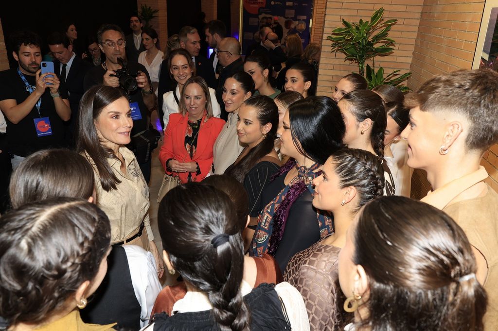 La reina Letizia en Almería con el Tour del Talento