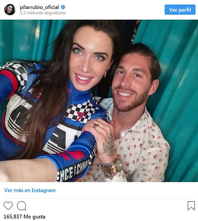 sergio ramos y pilar rubio