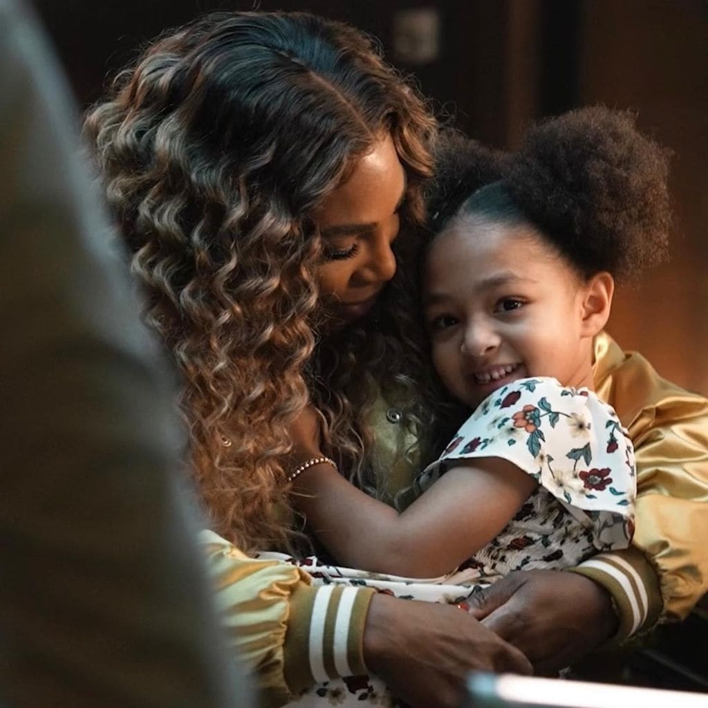 Serena Williams y su hija, Alexis Olympia