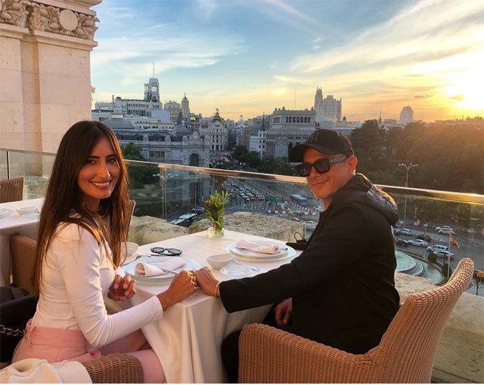 Alejandro Sanz y Rachel, atardecer en las alturas