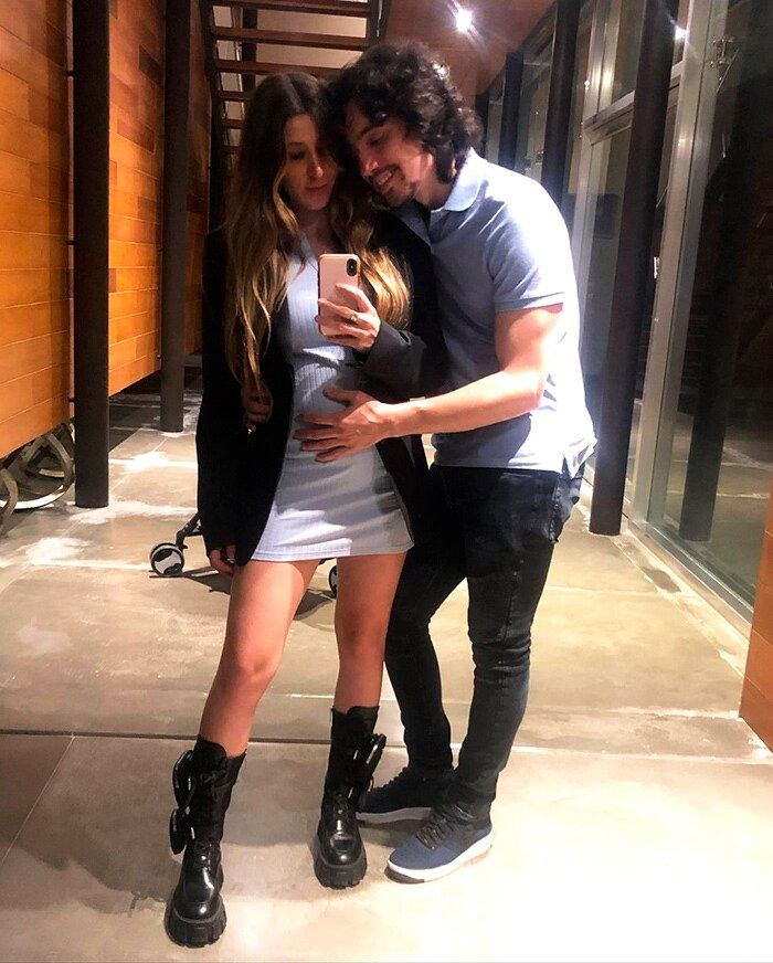 Alex Fernández y su esposa Alexia