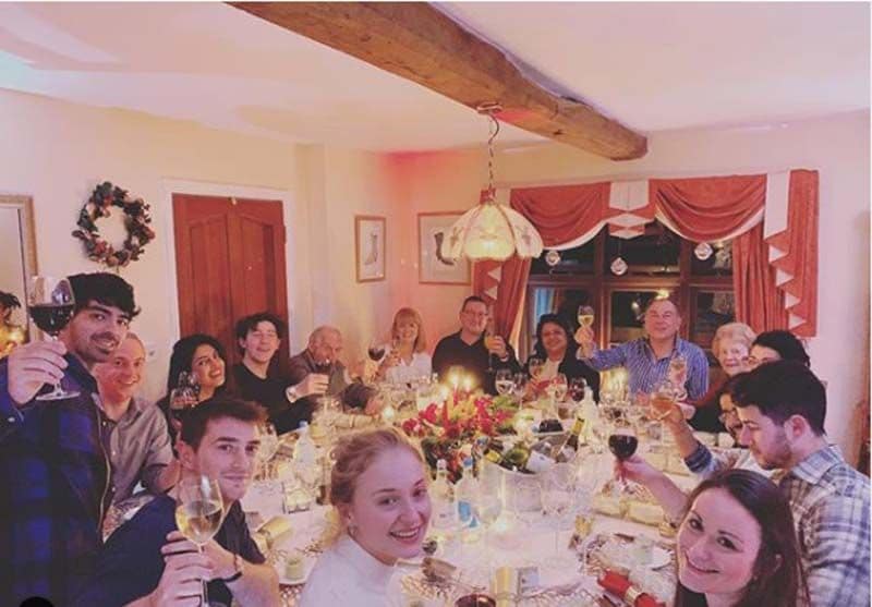 joe jonas sophie turner navidad juntos