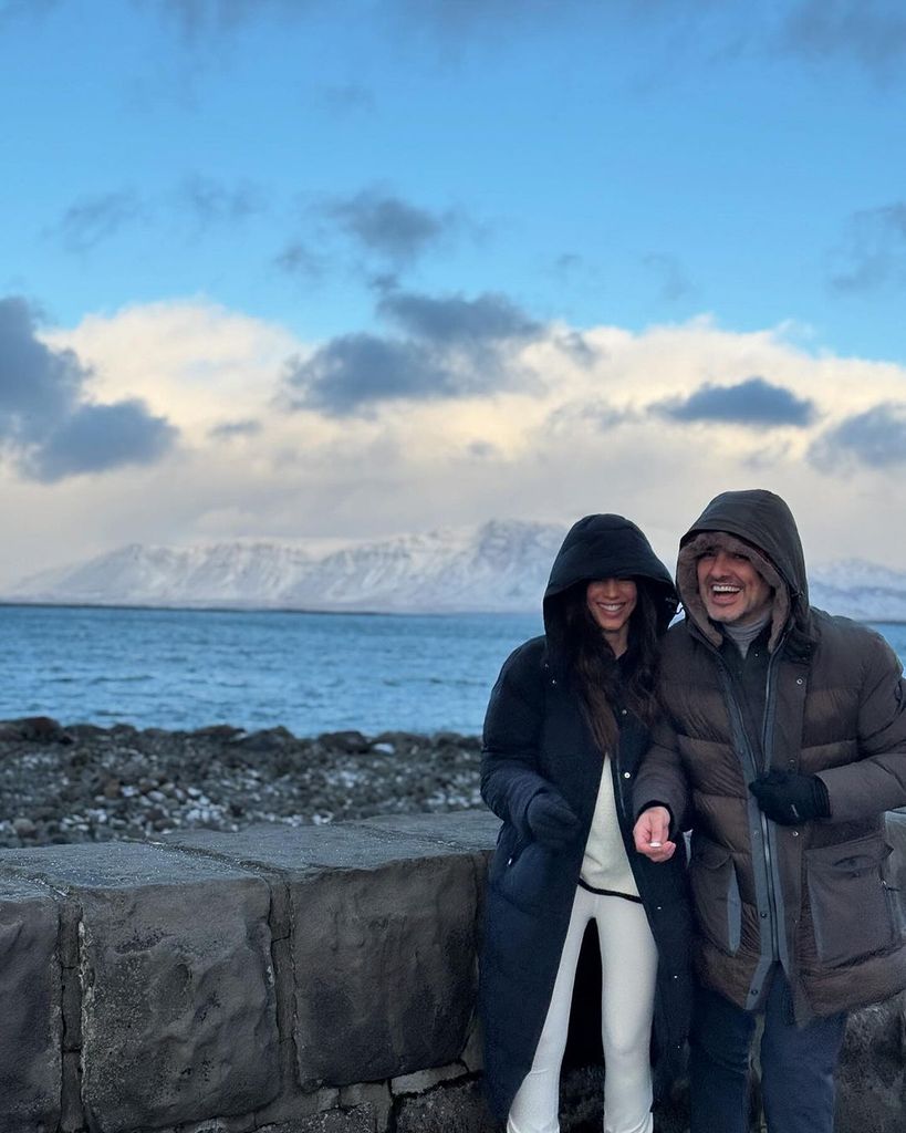 Gaby Espino y Alejandro de la Madrid están en Islandia