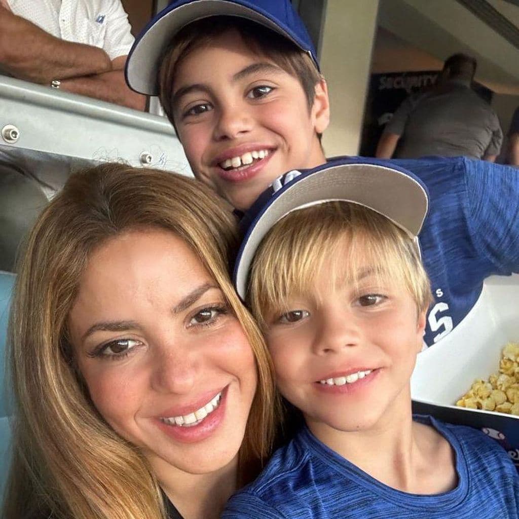 Shakira y sus hijos