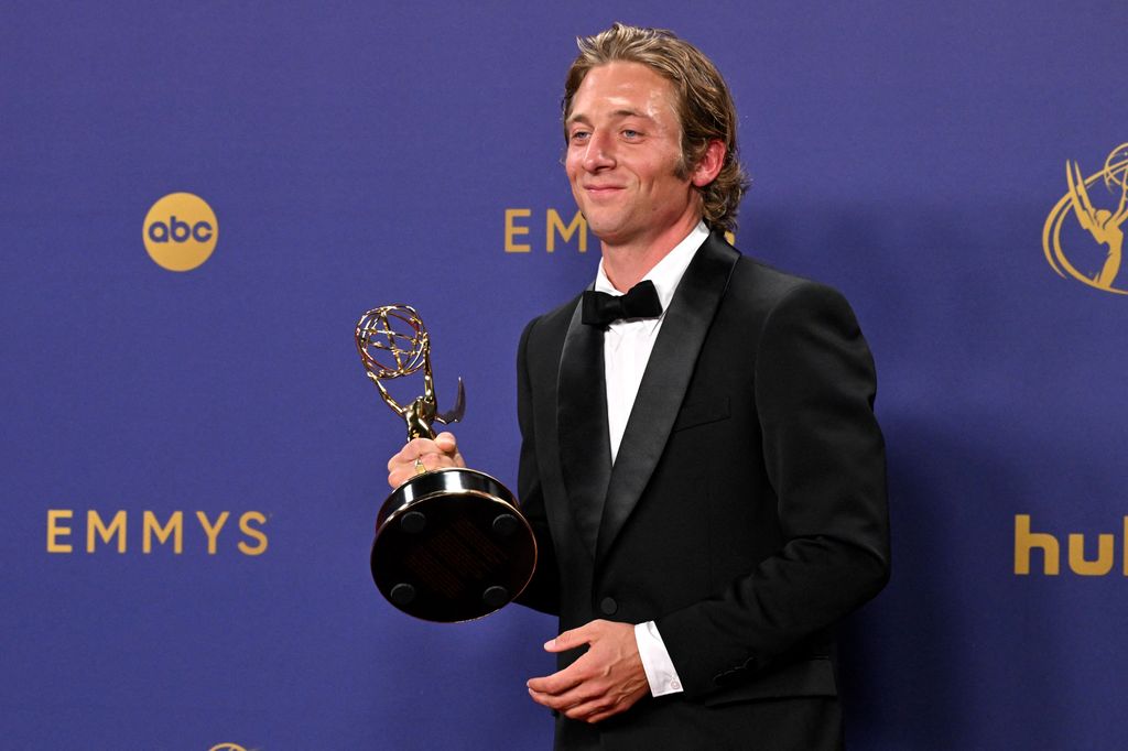 Jeremy Allen White gana su segundo Emmy por 'The Bear', 15 de septiembre 2024 en Los Ángeles