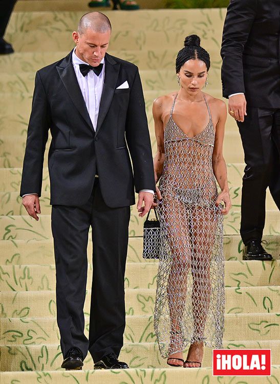 Channing Tatum y Zoe Kravit  en la gala del MET