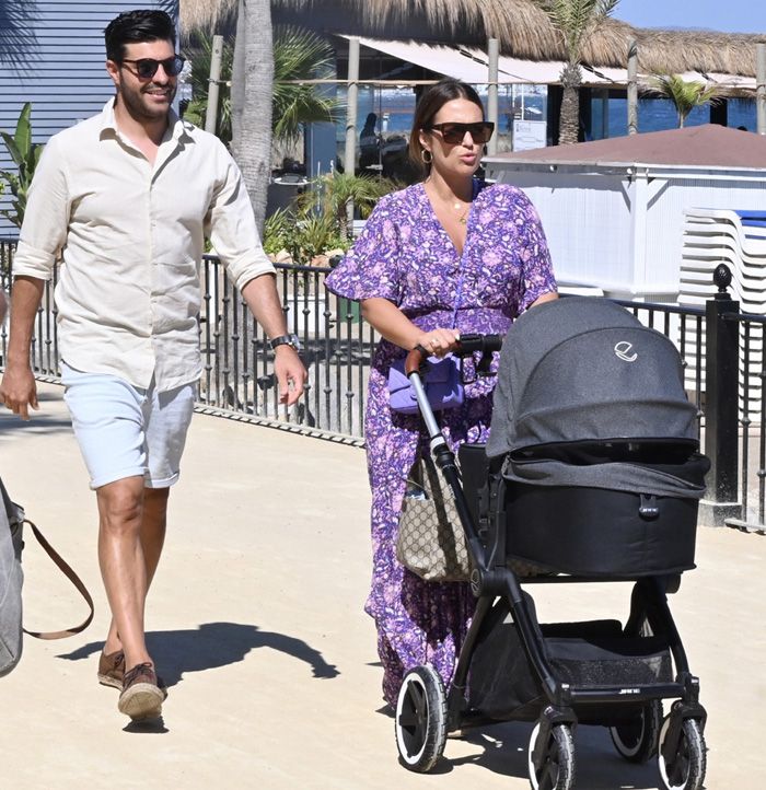 Paula Echevarría y Miguel Torres con su hijo Miki