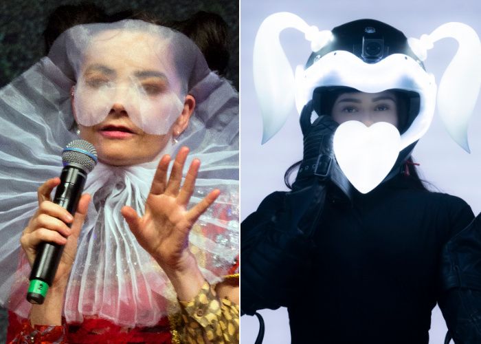 Björk y Rosalía 