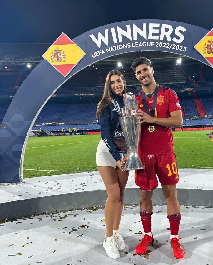 La gran celebración de Marco Asensio y Sandra Garal en la cuenta atrás para su boda