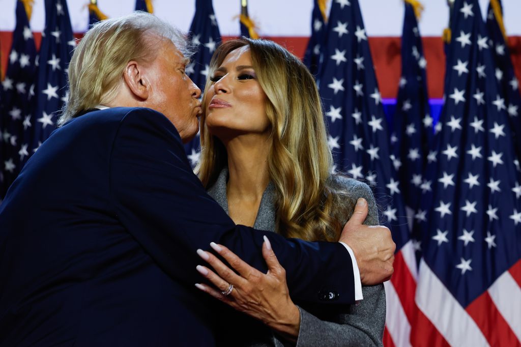 Melania Trump y Donald Trump