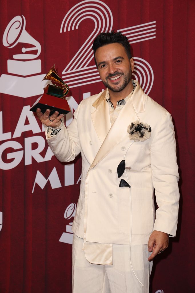 Luis Fonsi en la 25 edición de los Premios Grammy Latinos. 14 de noviembre de 2024. Miami