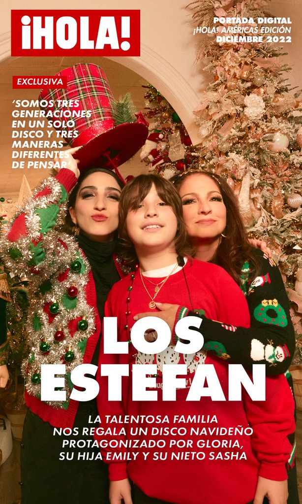 La Navidad con los Estefan ¡HOLA Américas! Portada Digital