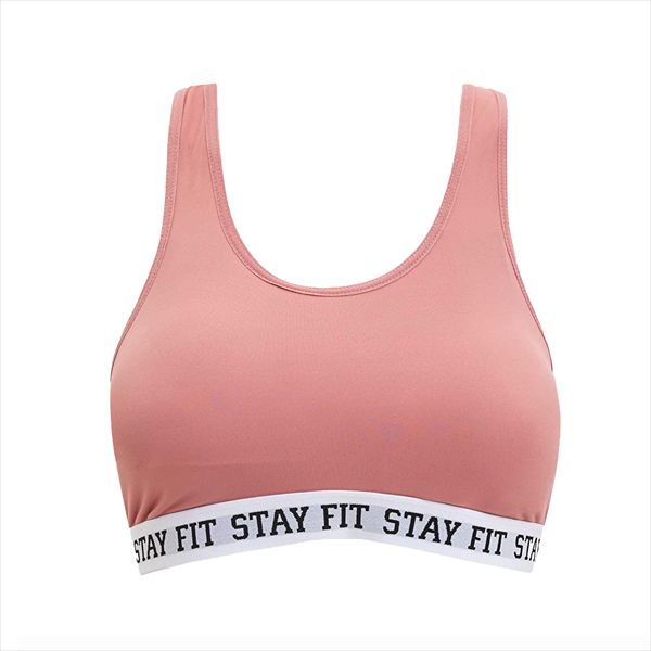 sujetador deportivo rosa stay fit