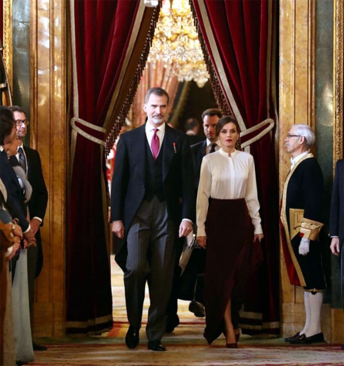 Los Reyes Felipe y Letizia