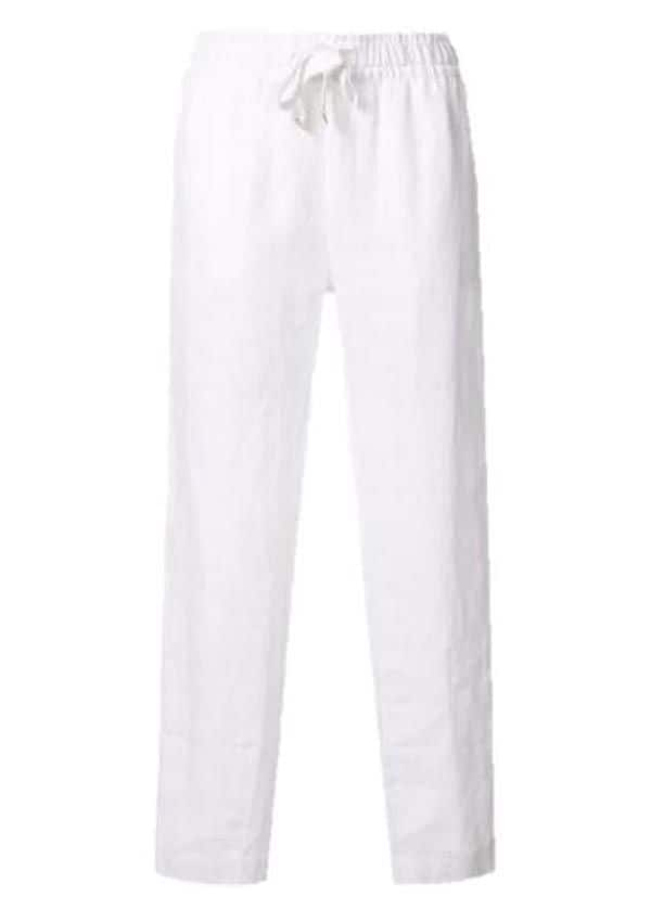 pantalones joggers blancos