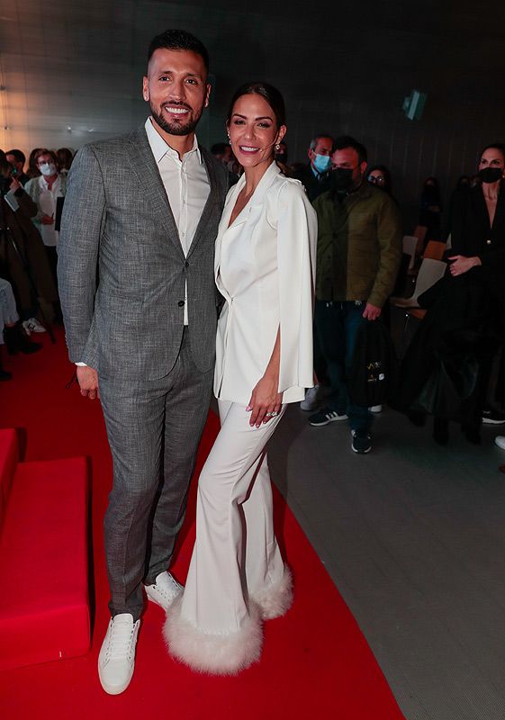 Tamara Gorro y Ezequiel Garay en un evento