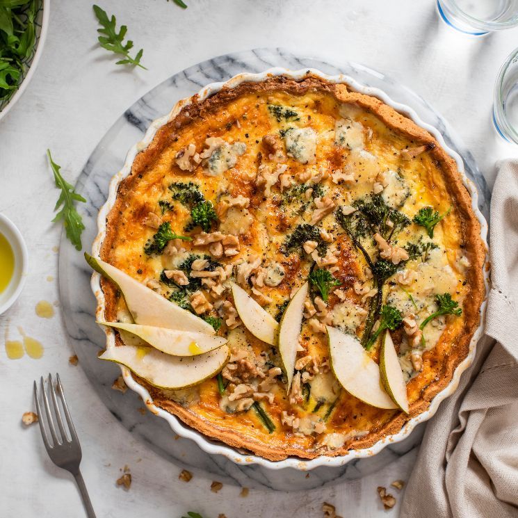 quiche brocoli pera