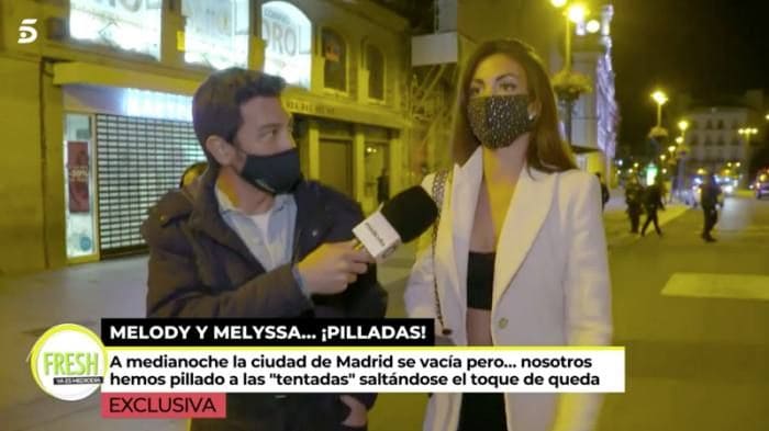 Melodie y Marc Calderó en Madrid para 'Ya es Mediodía'