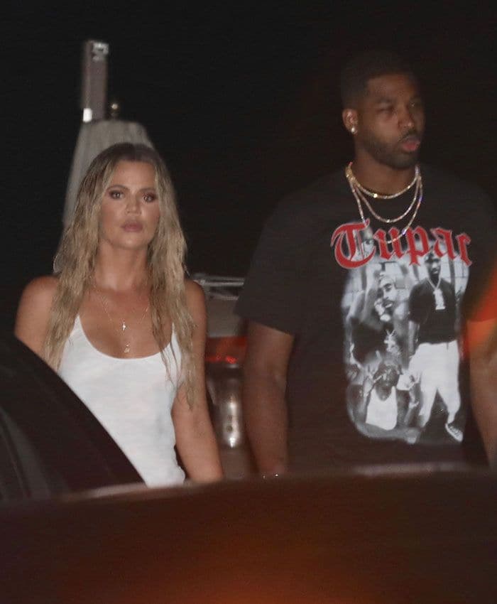 Khloé Kardashian y Tristan Thompson