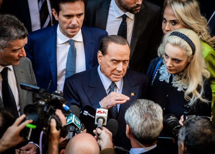 Silvio Berlusconi y su novia Marta Fascina