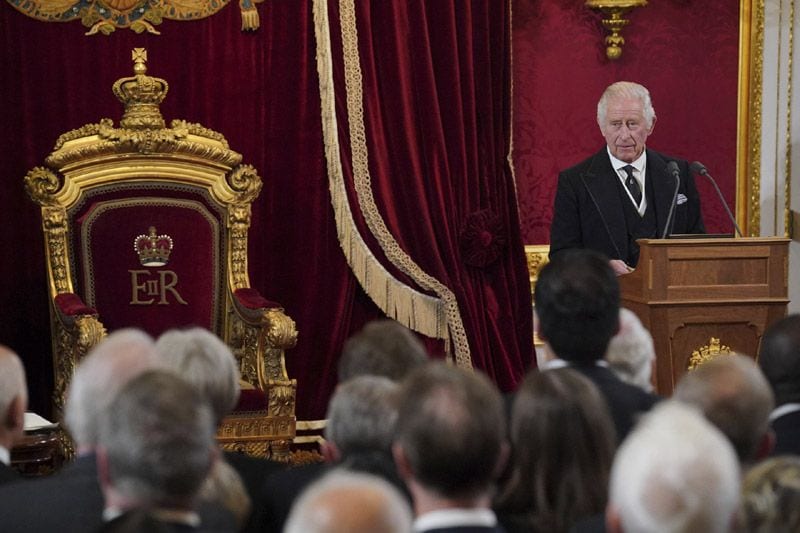 Carlos III, en el día de su adhesión al torno