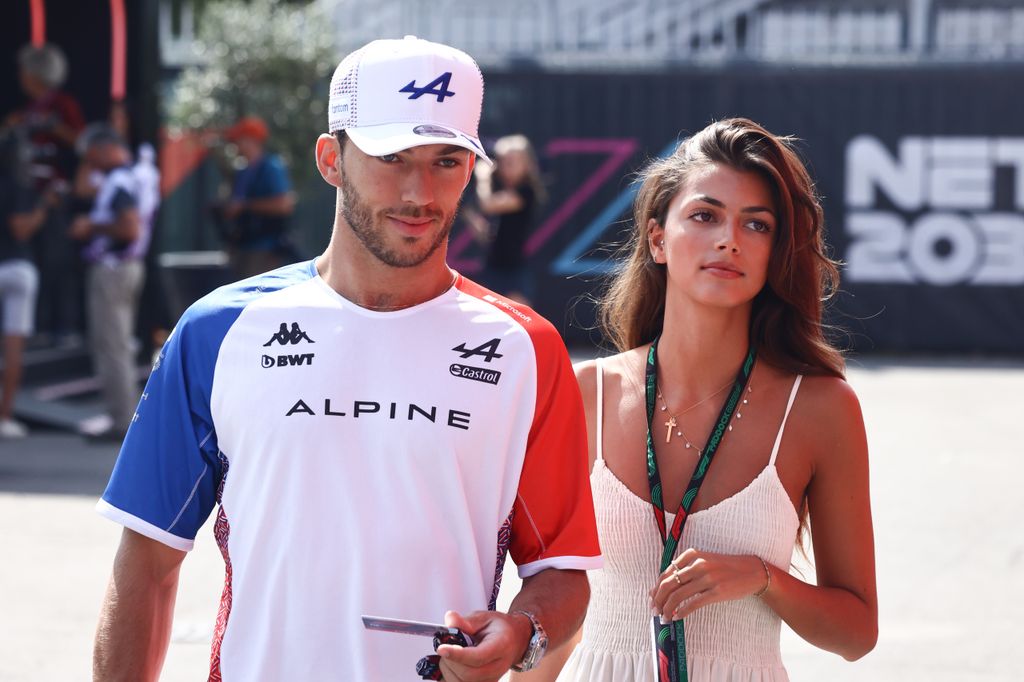 Pierre Gasly y Kika Cerqueira