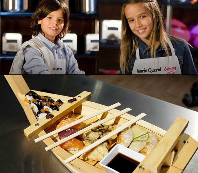 La pareja formada por Mauro y María Querol fue la que más brilló durante la última prueba donde la cocina asiática fue protagonista. Fotos: www.rtve.es
